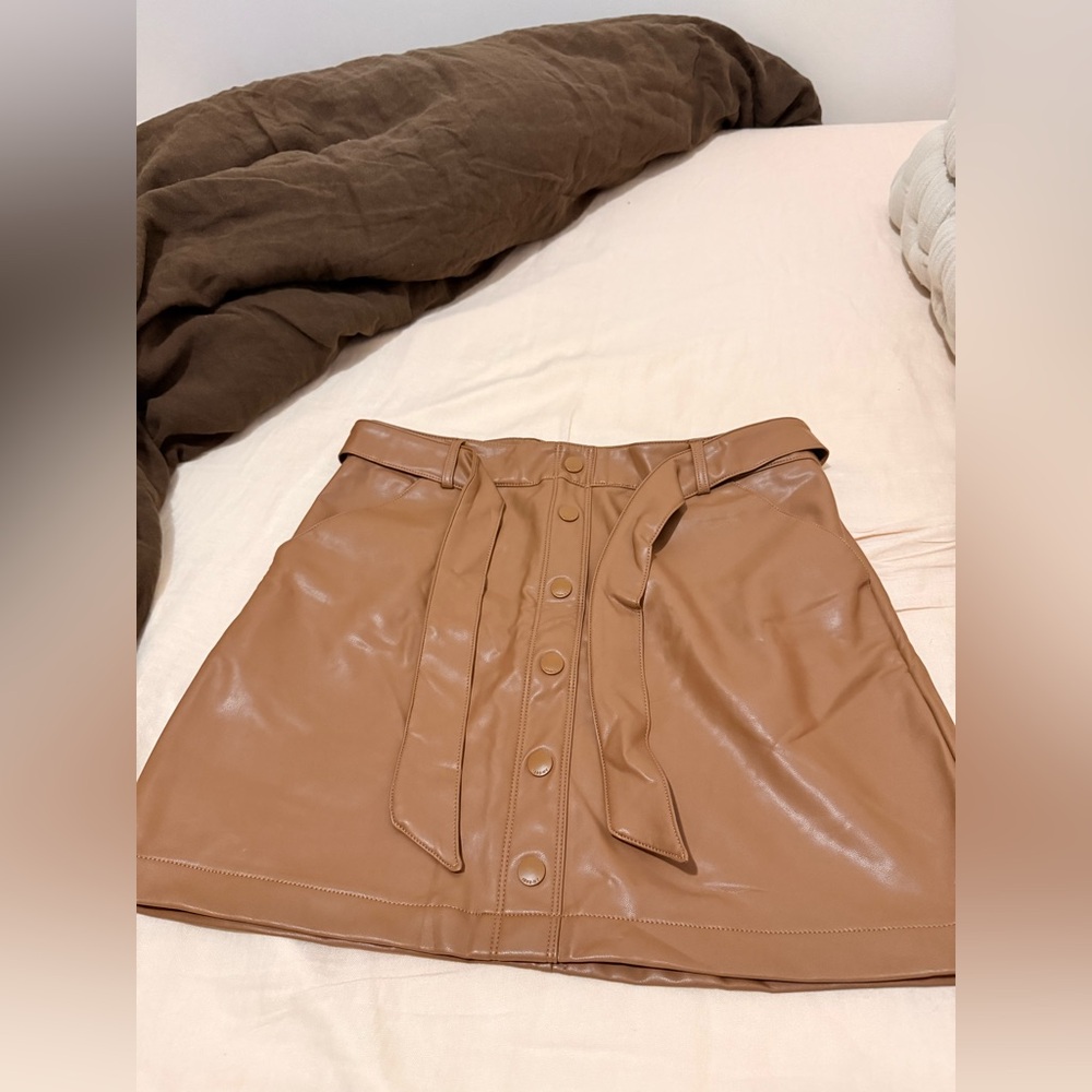 Abercrombie & Fitch Tan Mini Skirt